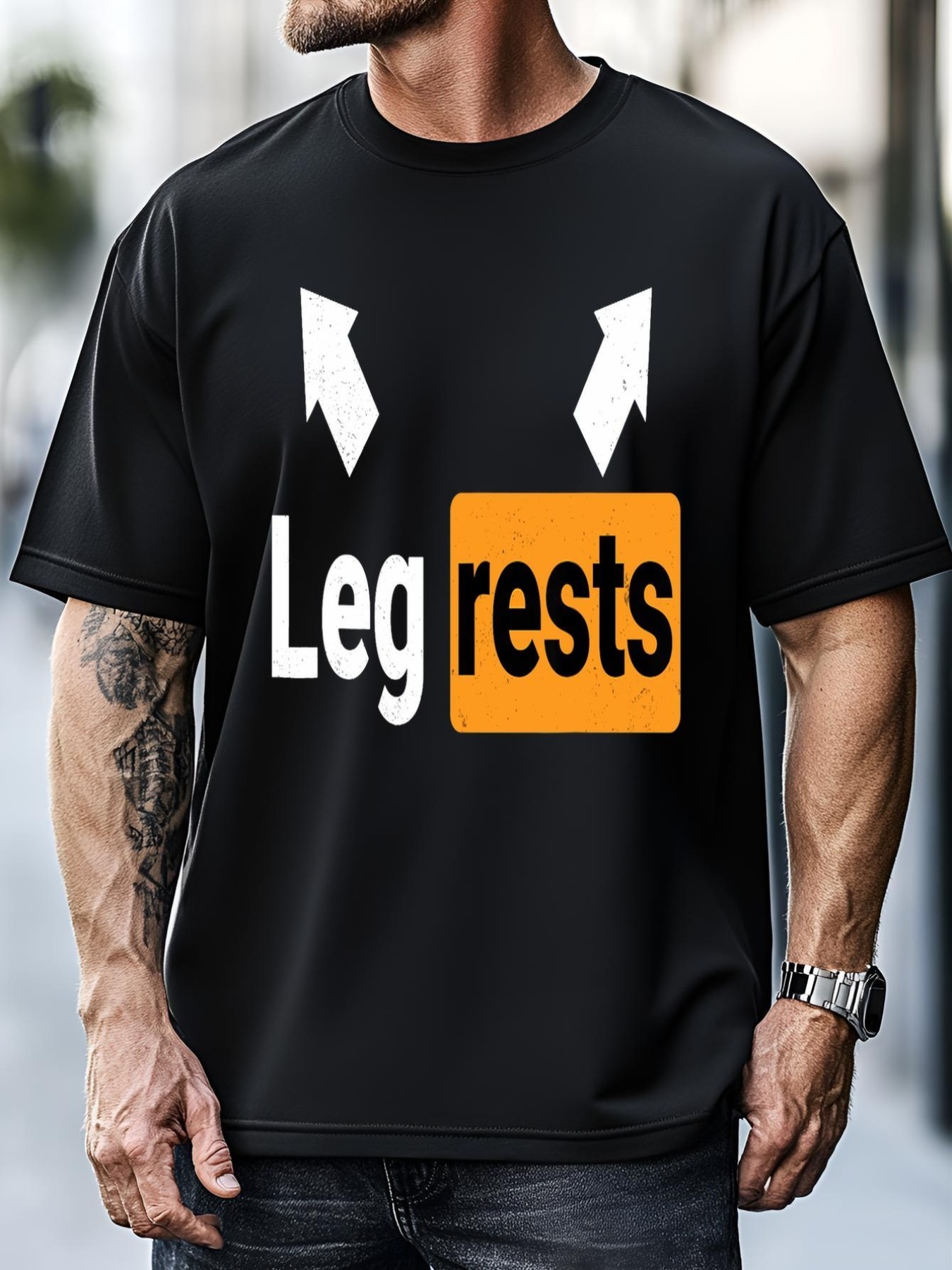 Unisex Leg Rests Naughty Dad Jokes Funny Adult Humour Father's Day T-Shirt