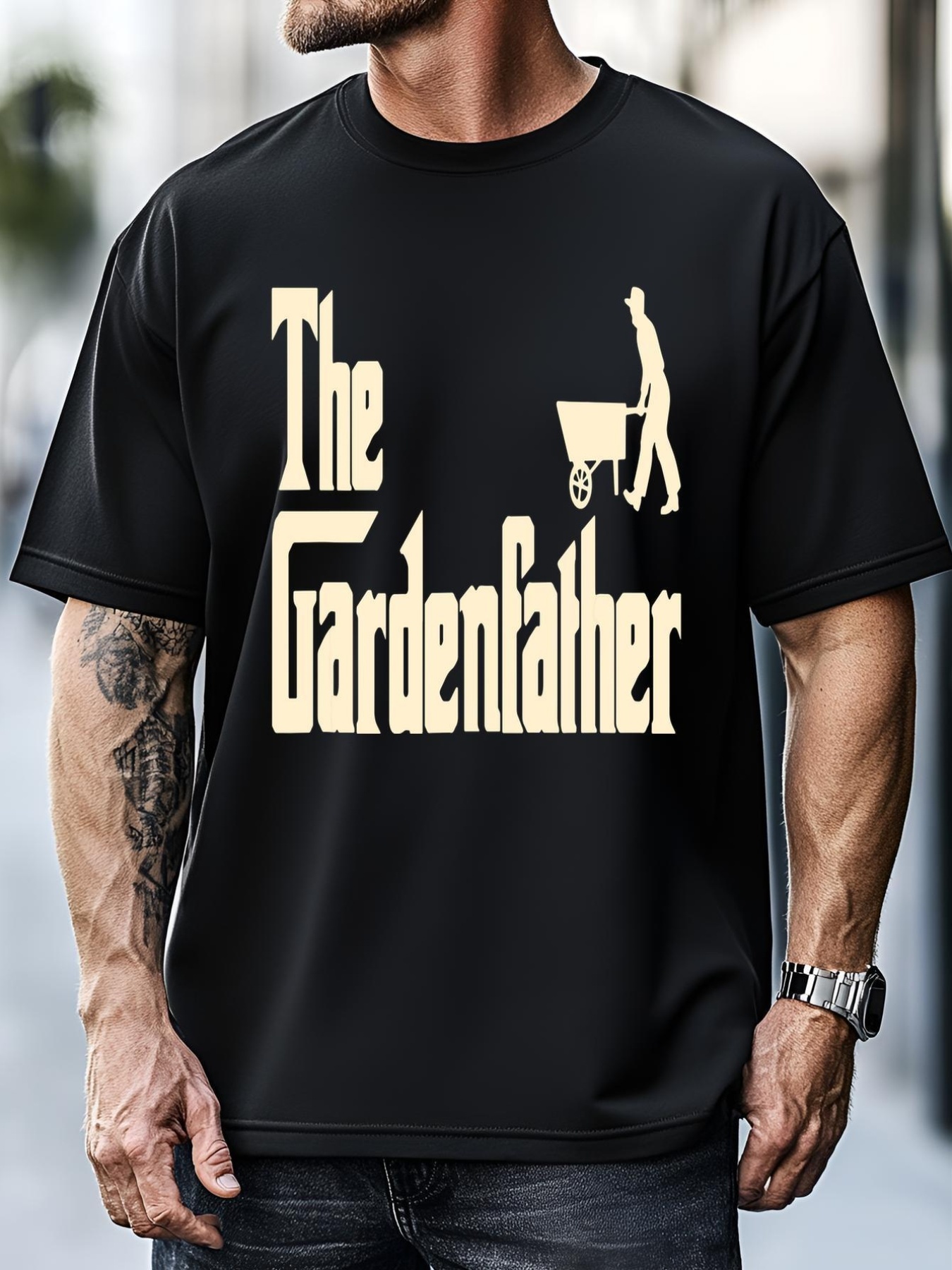 Unisex Men Best Gardening Father Gifts The Gardenfather Men Tee T-Shirt