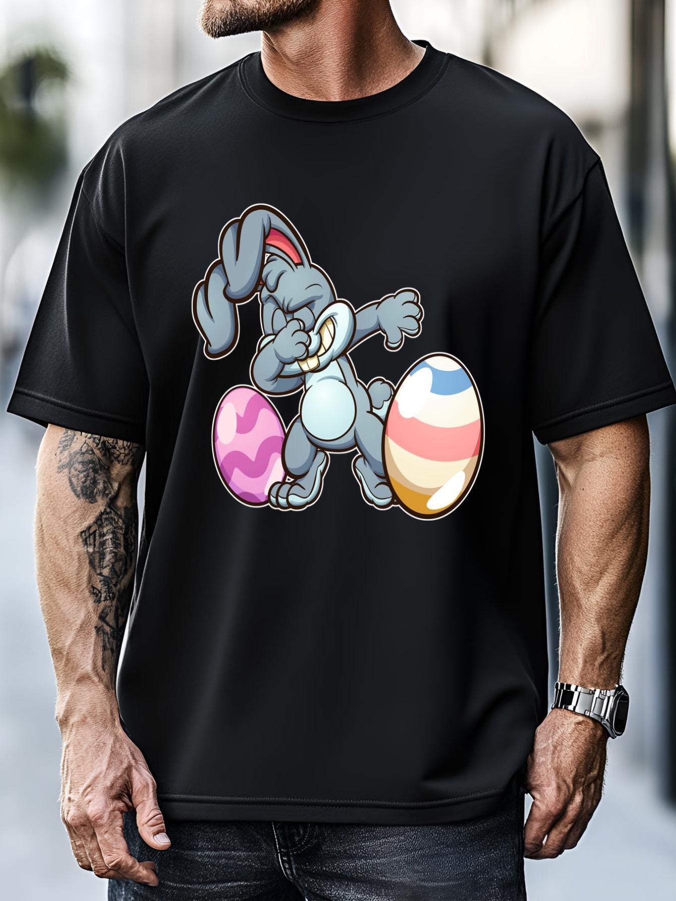 Unisex Easter Bunny Dabbing T-Shirt