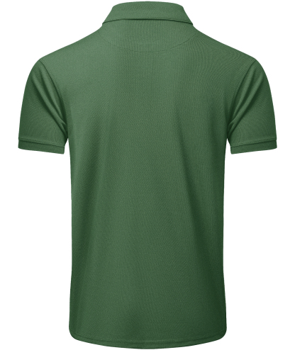 Men's Solid Color Button Up Polo Shirt