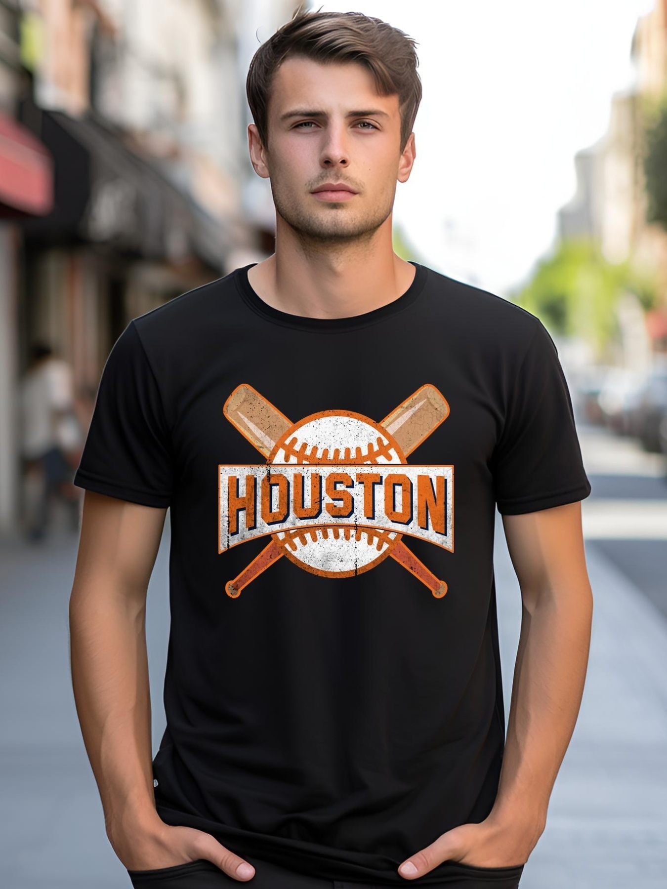 Unisex Houston Baseball Team Love Sport Funny Gifts shirt  Graphic Tee