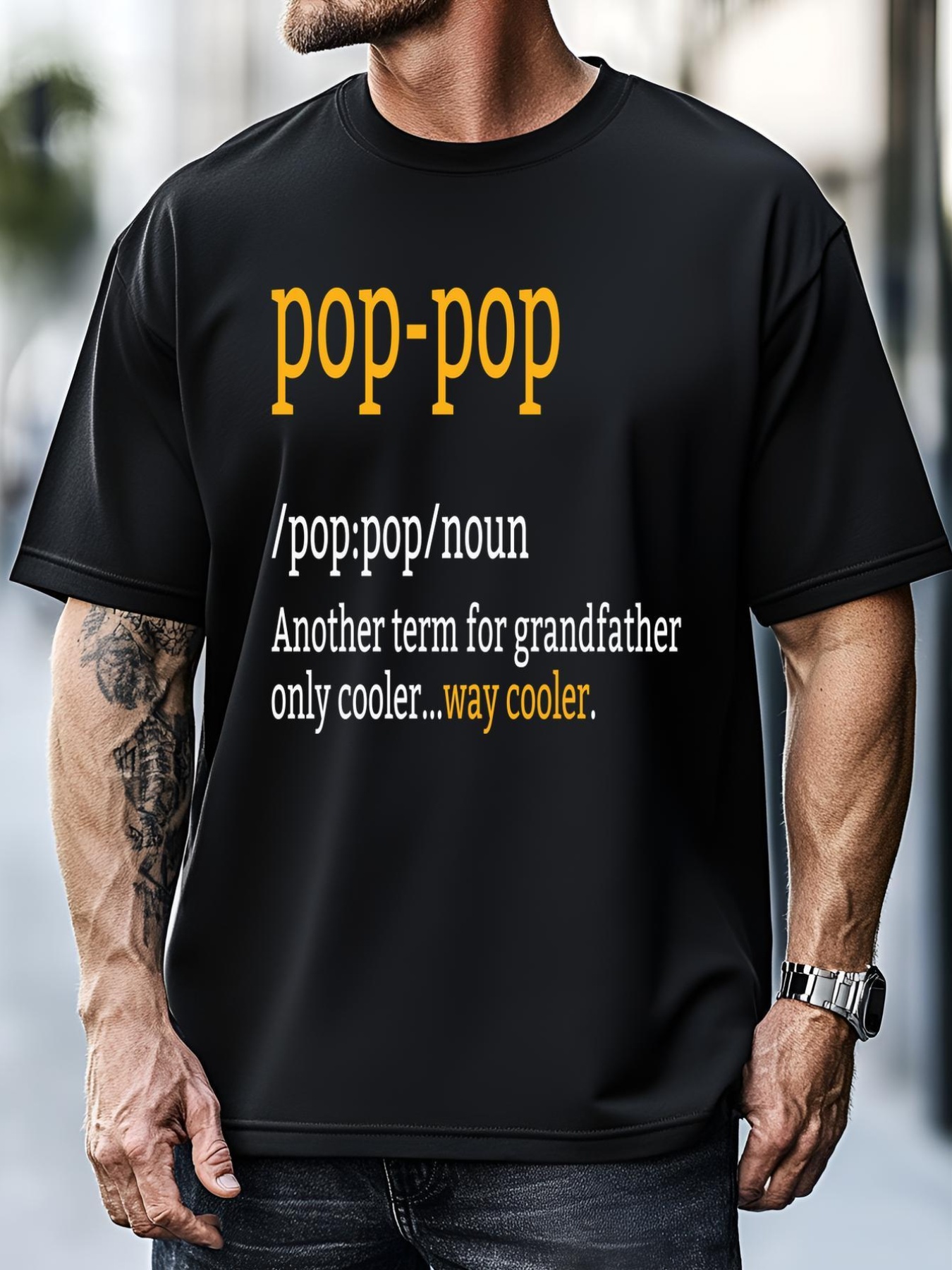 Unisex Pop Pop Grandpa Fathers Day T-Shirt