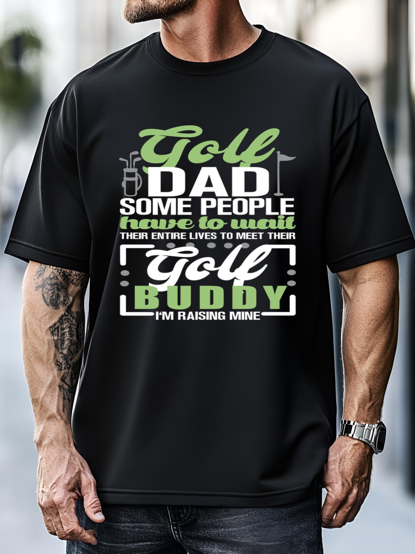Unisex Golf Dad Some People Have To Way Golf Buddy Funny Gift For Dad Father's Day T-Shirt