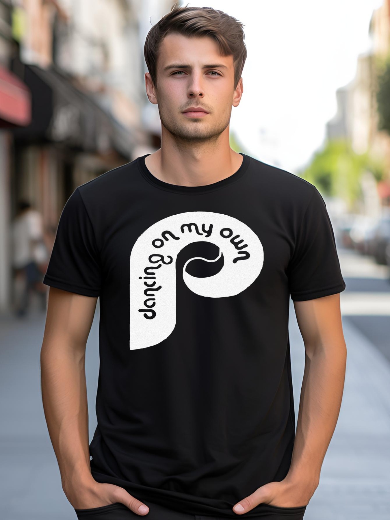 Unisex Funny Philadelphia Baseball I Keep Dancing On My shirt  Graphic Tee