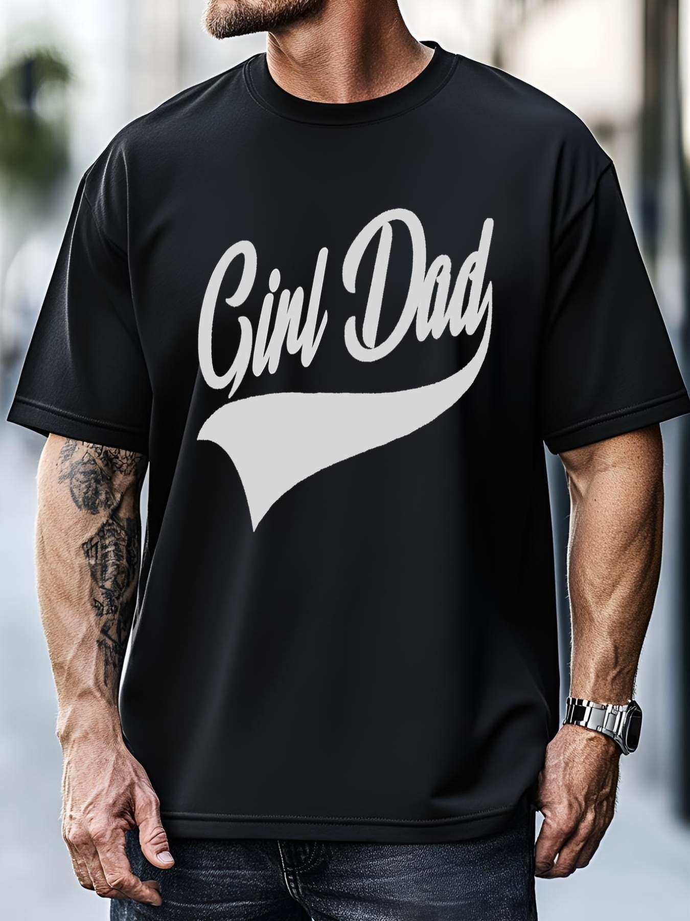 Unisex Dad Father Of Proud New Dad Classic T-Shirt