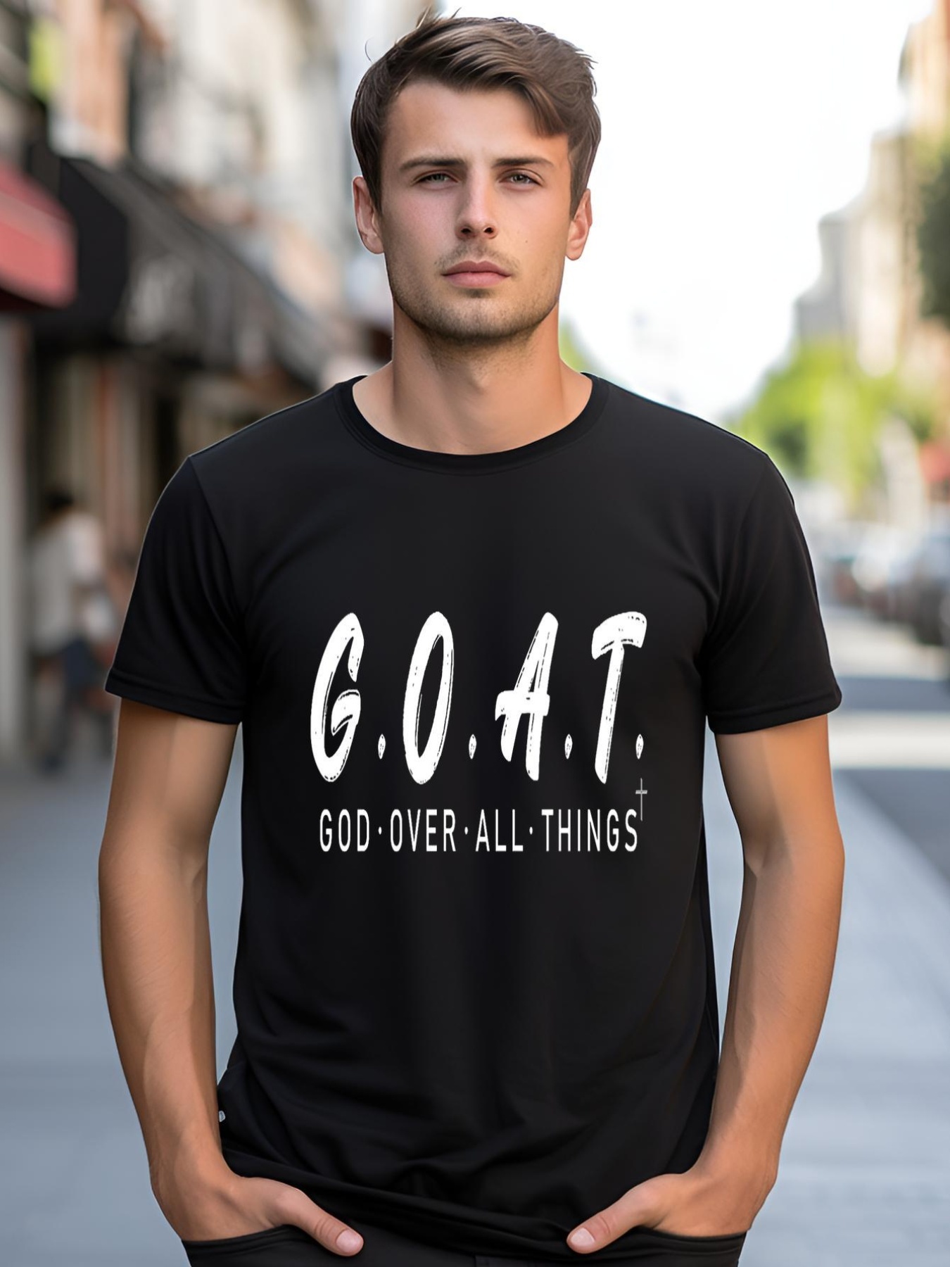 Unisex G.O.A.T God Over All Thing shirt  Graphic Tee