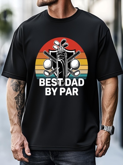 Unisex Golf Dad Retro Golf Dad Best Dad By Par Gift For Father's Day T-Shirt