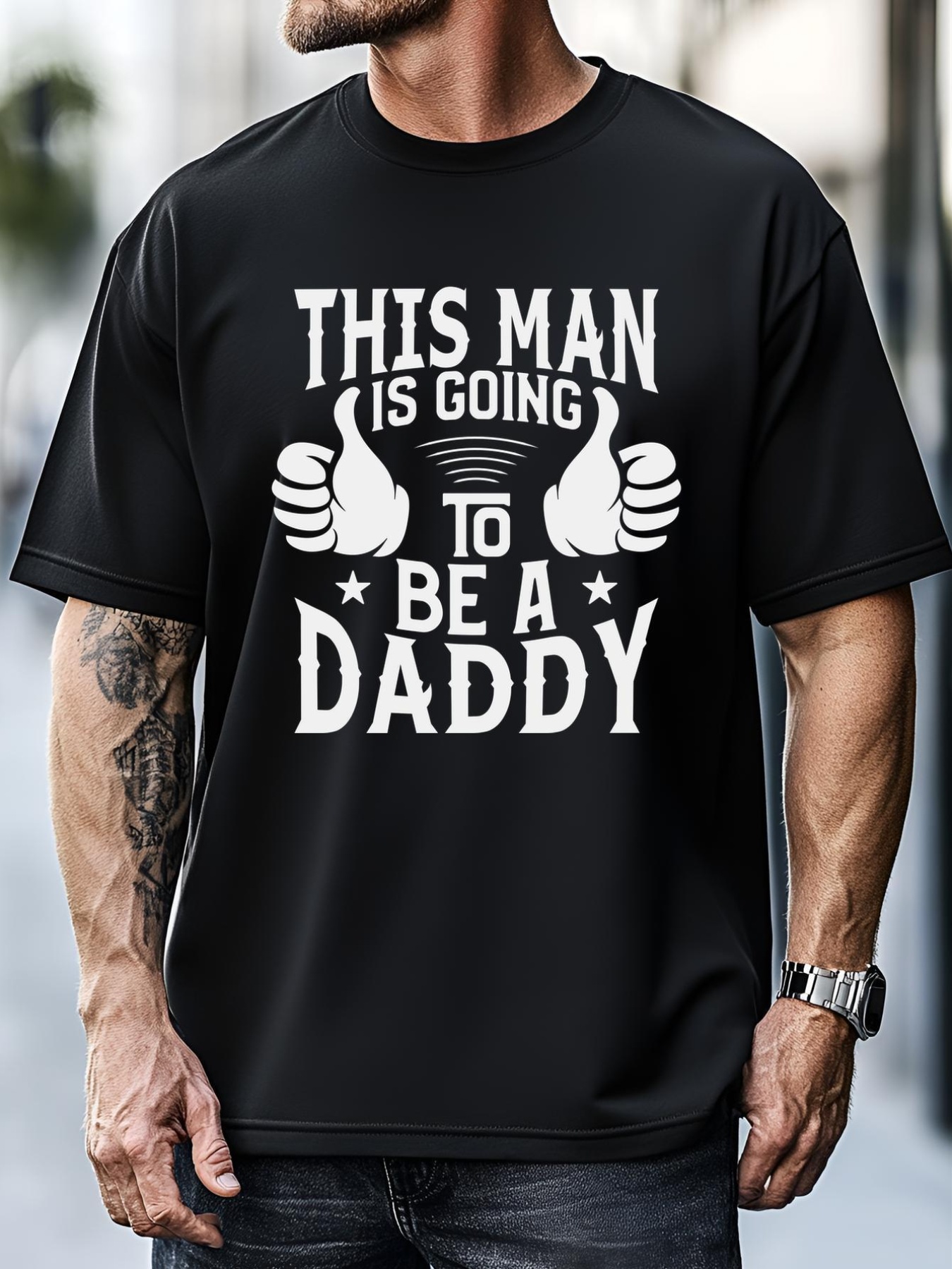 Unisex This Man Is Going To Be A Daddy First Father's Day T-Shirt