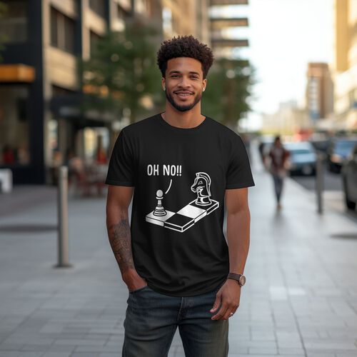 Men's Night to Pawn OH NO!! 100% Cotton T-Shirt-pod4team