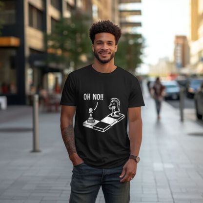 Men's Night to Pawn OH NO!! 100% Cotton T-Shirt-pod4team