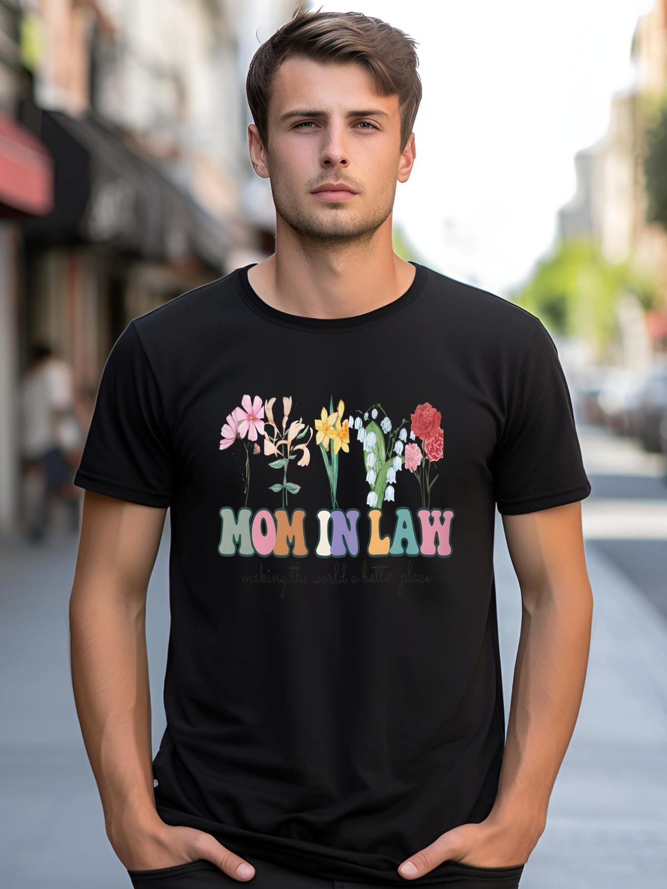 Unisex Mother In Law Mothers Day Gift For Mother Family shirt  Graphic Tee
