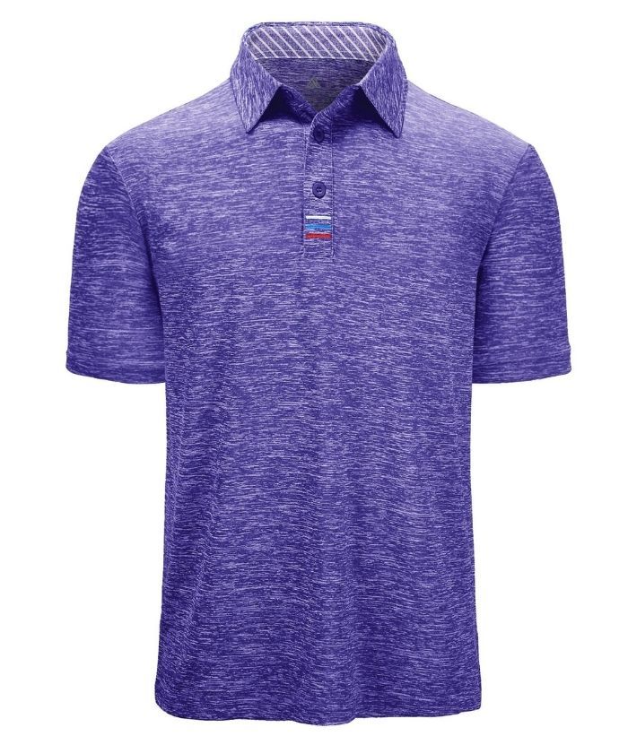 Men's Solid Color Slim Fit Polo Shirt