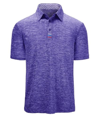 Men's Solid Color Slim Fit Polo Shirt