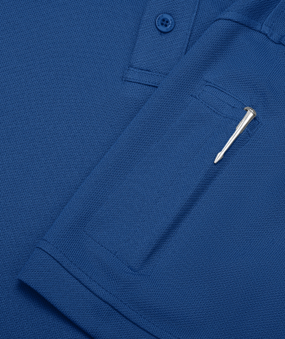 Men's Solid Color Button Up Polo Shirt