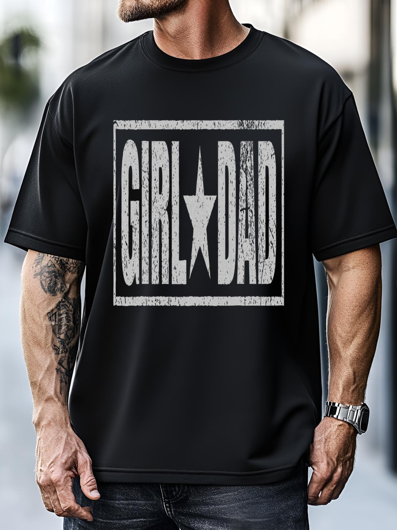 Unisex G.I.R.L.S Dad FatherS Day Proud T-Shirt