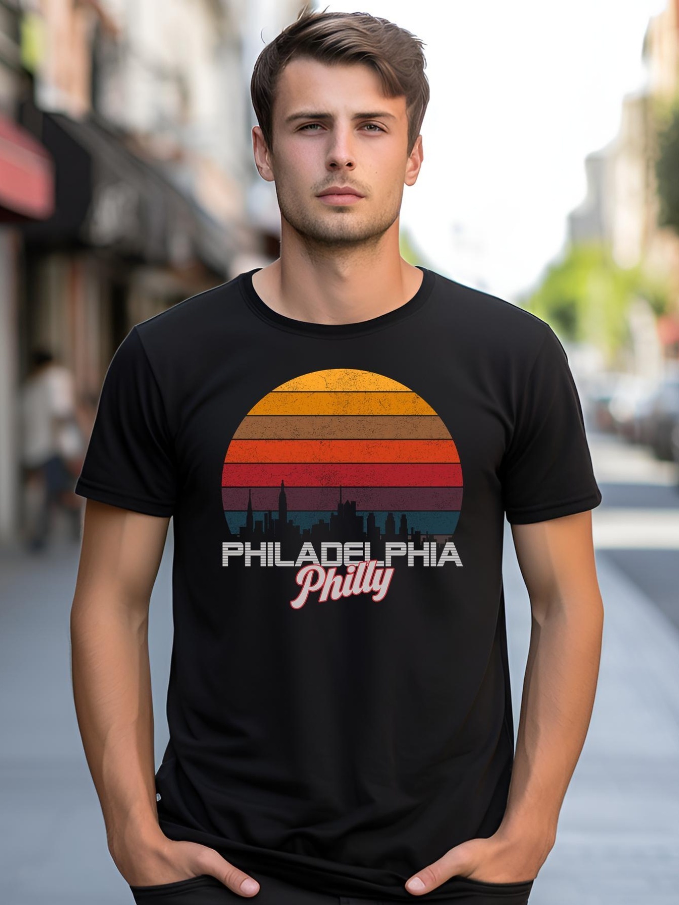 Unisex Philadelphia Philly Baseball Vintage Retro shirt  Graphic Tee