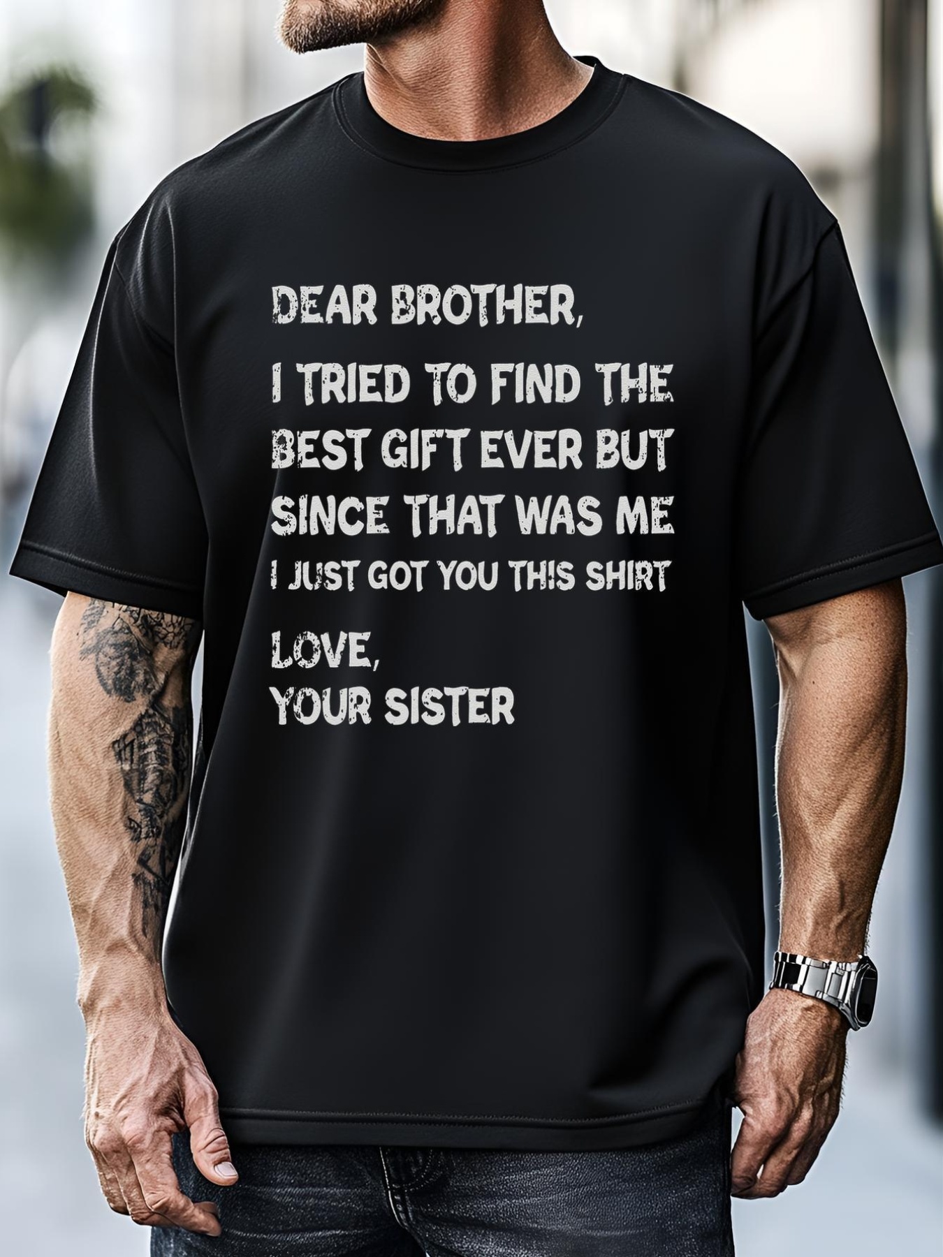 Unisex Fathers Day Presents For Brother Clothing T-Shirt