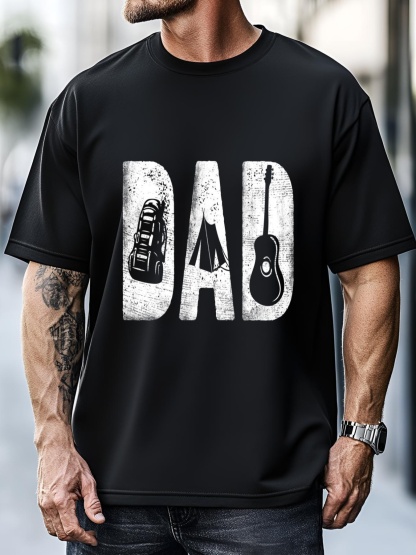 Unisex Camping Dad Classic Bold Font FatherS Day Camp Daddy T-Shirt