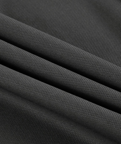 Men's Dri-fit Solid Color Zip Up Pocket Polo Shirt