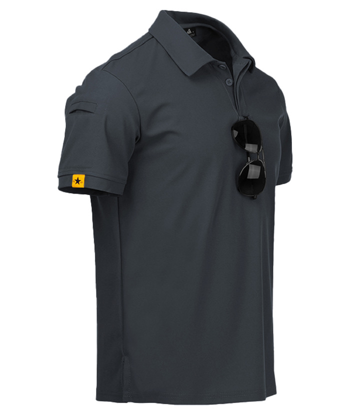 Men's Solid Color Golf Polo Shirt