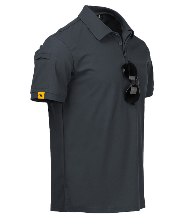 Men's Solid Color Golf Polo Shirt