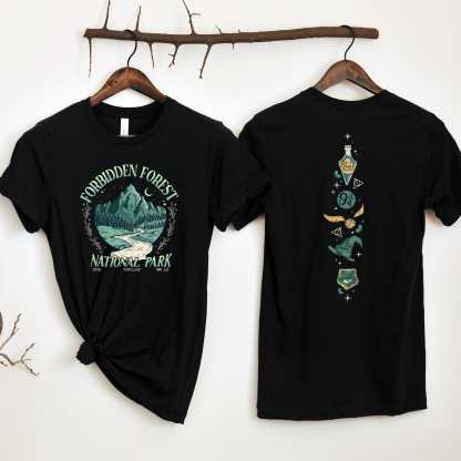 Unisex Forbidden Forest 100% Cotton Graphic Tee