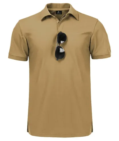 Men's Solid Color Golf Polo Shirt