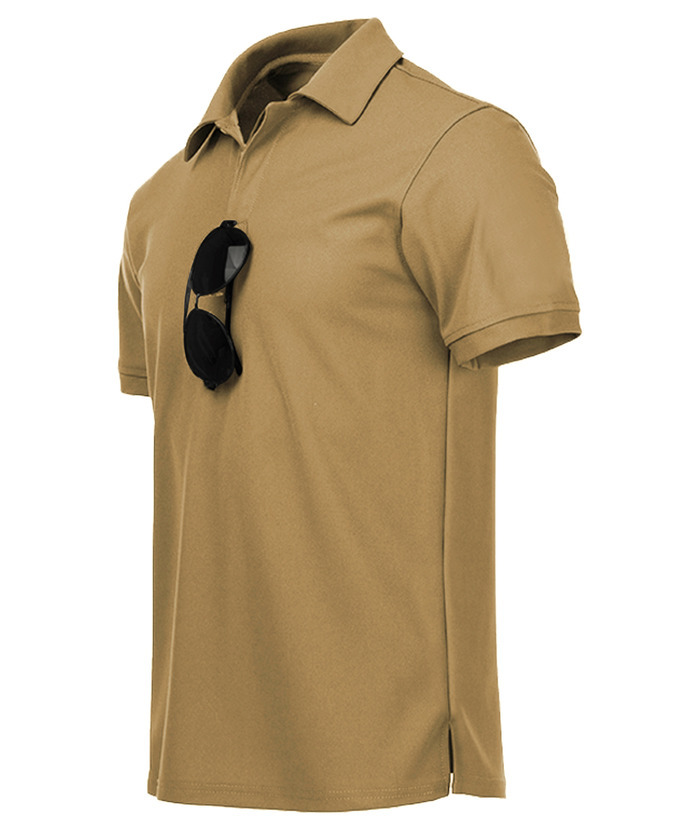 Men's Solid Color Golf Polo Shirt
