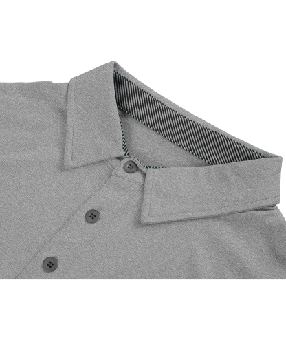 Men's Moisture Wicking Solid Color Polo Shirt