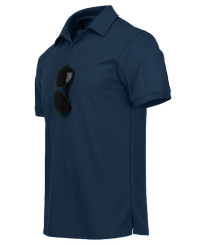 Men's Solid Color Golf Polo Shirt