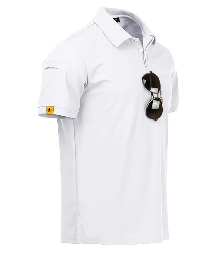 Men's Solid Color Golf Polo Shirt