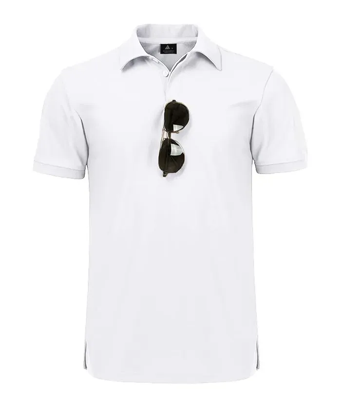 Men's Solid Color Golf Polo Shirt