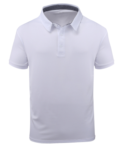 Men's Moisture Wicking Solid Color Polo Shirt