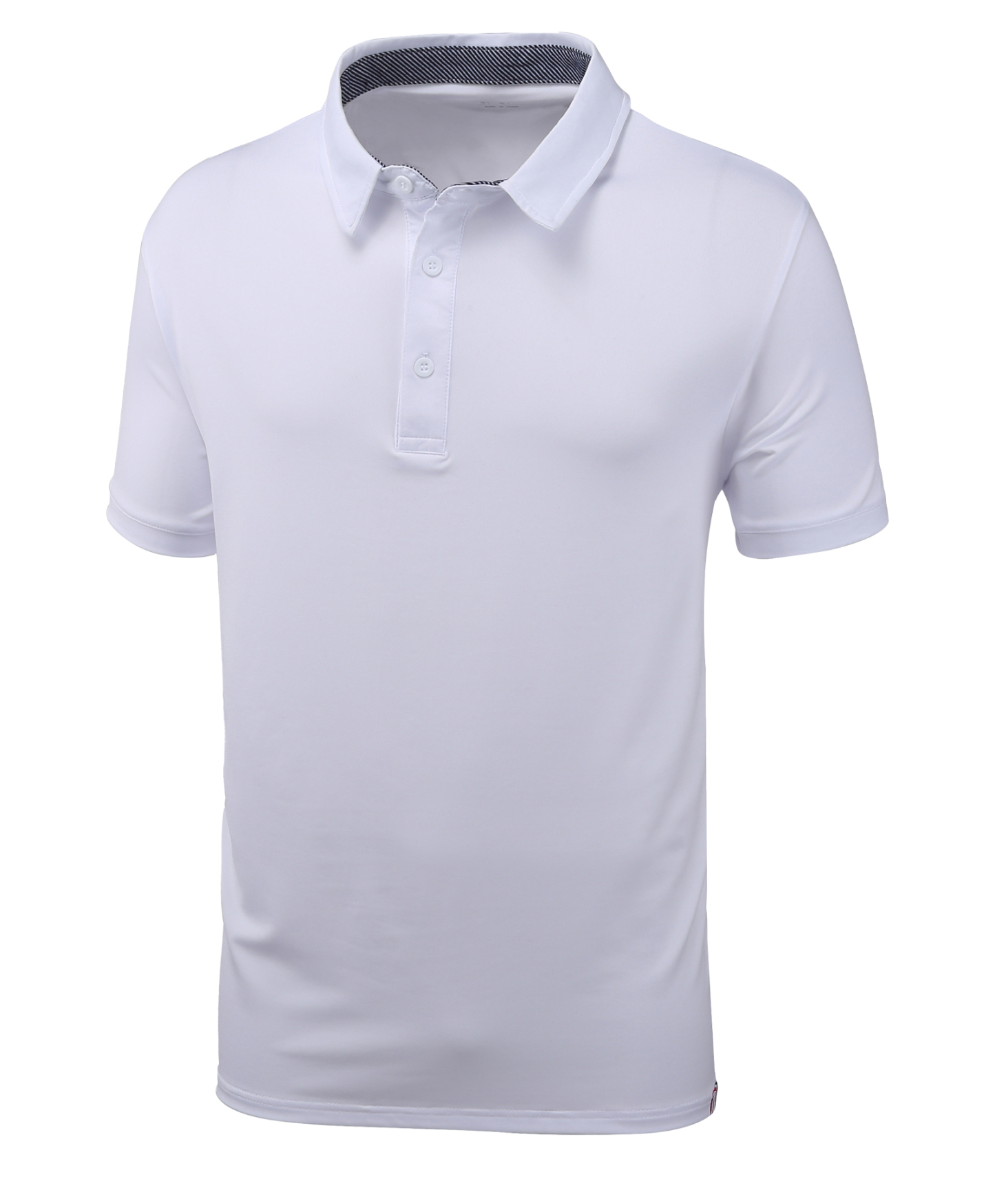 Men's Moisture Wicking Solid Color Polo Shirt
