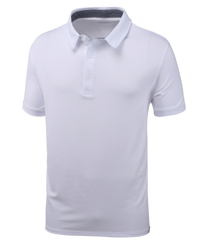 Men's Moisture Wicking Solid Color Polo Shirt