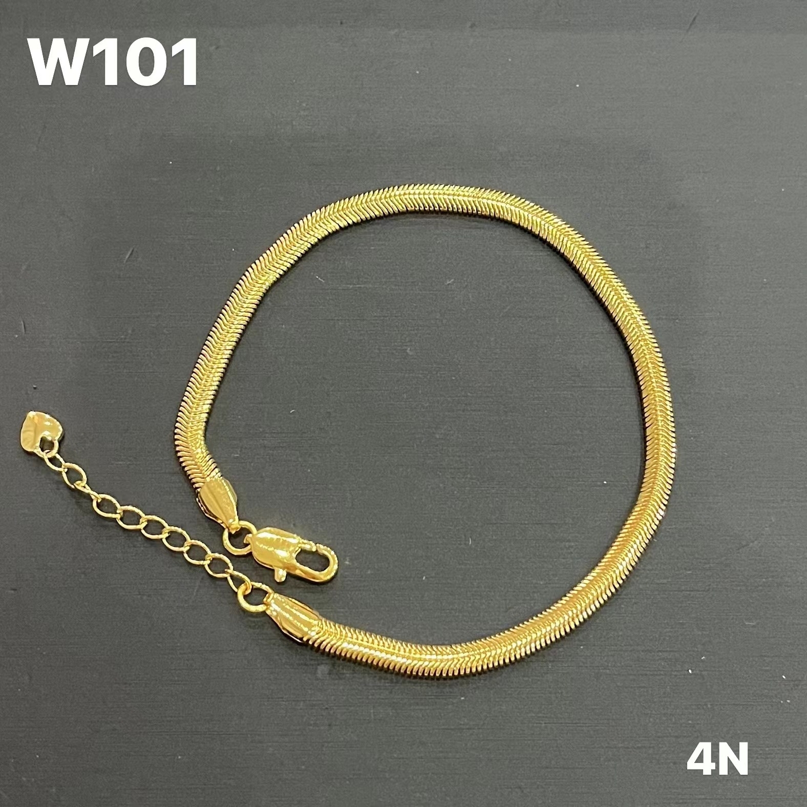 W101Fashion Trendy Simple Bracelet,Daily Clothing Decor,All-match Jewelry for Birthday Gift