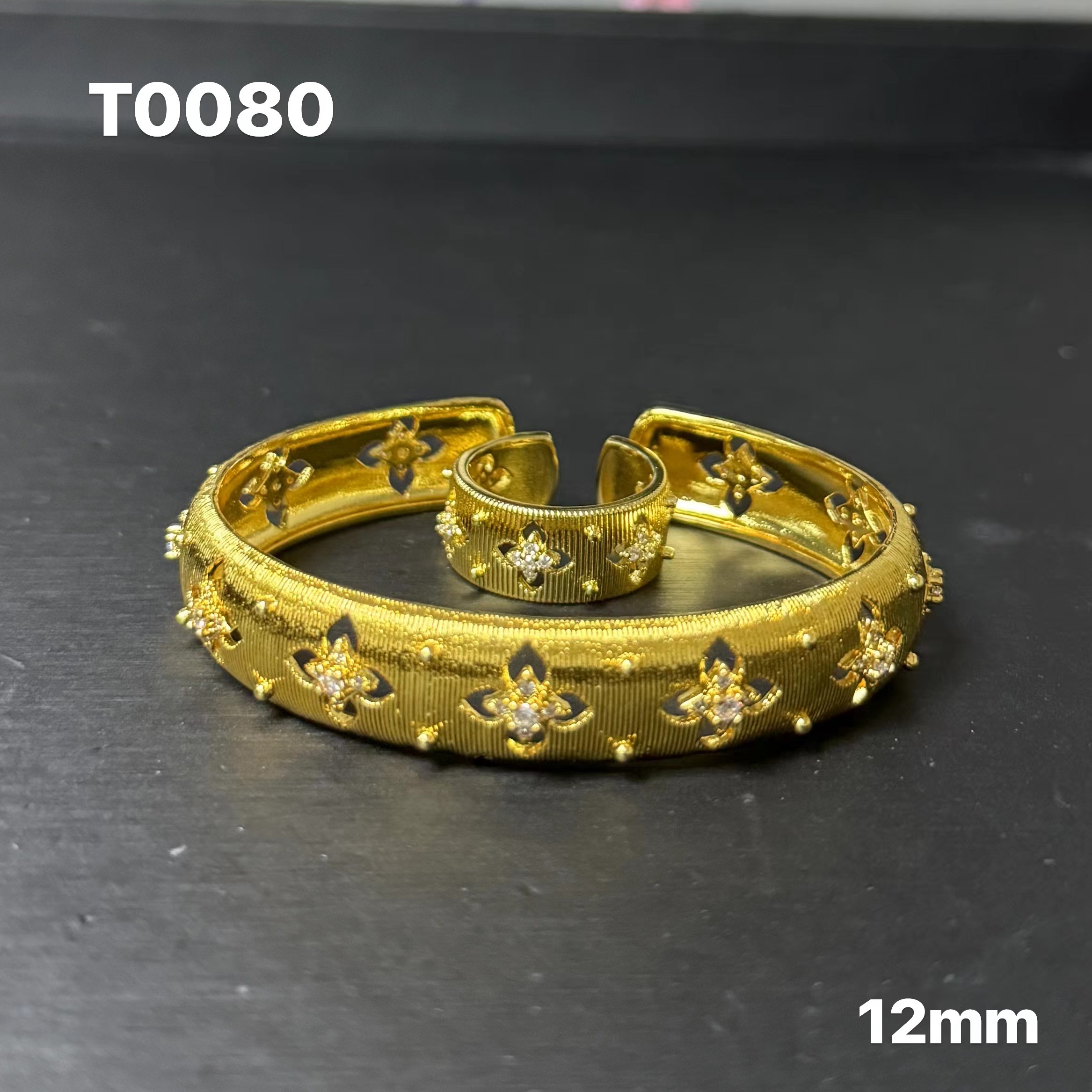 T80 Fashion Trendy Simple Bangle,Daily Clothing Decor,All-match Jewelry for Birthday Gift