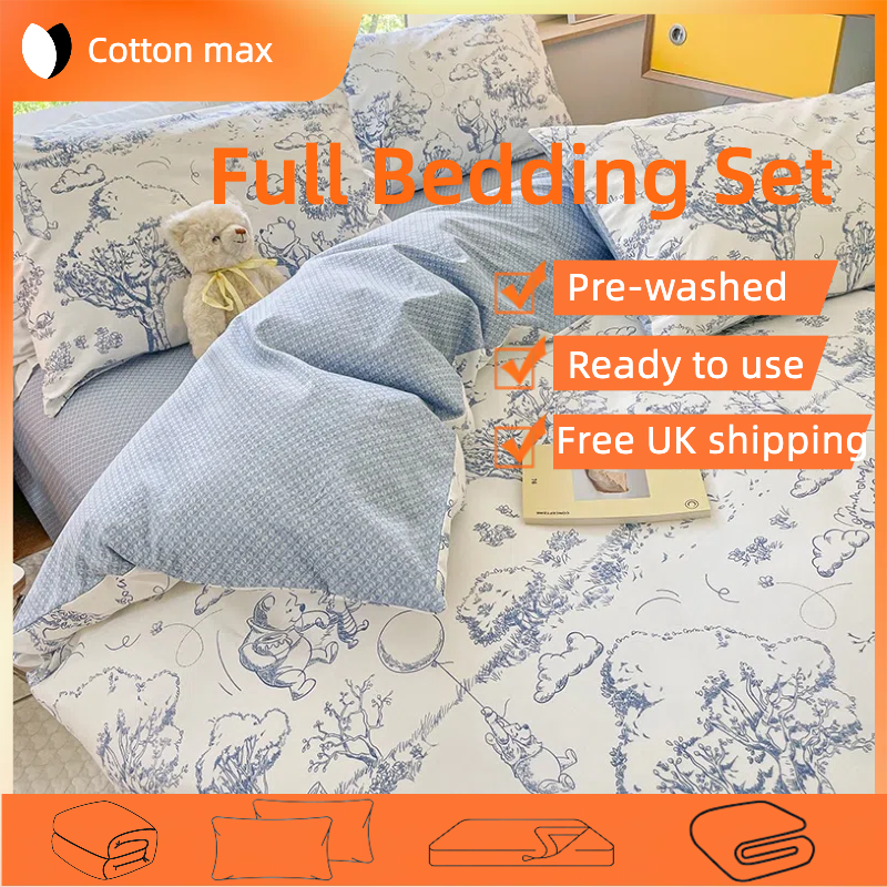 Winnie Pure Cotton Full Bedding Set