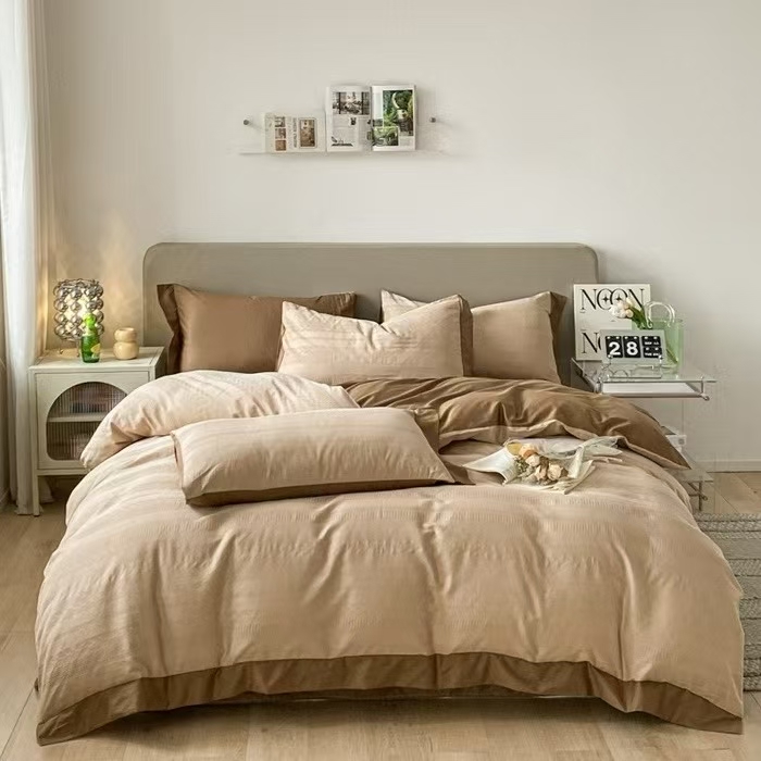 100%Cotton Waffle Jacquard Complete Sets