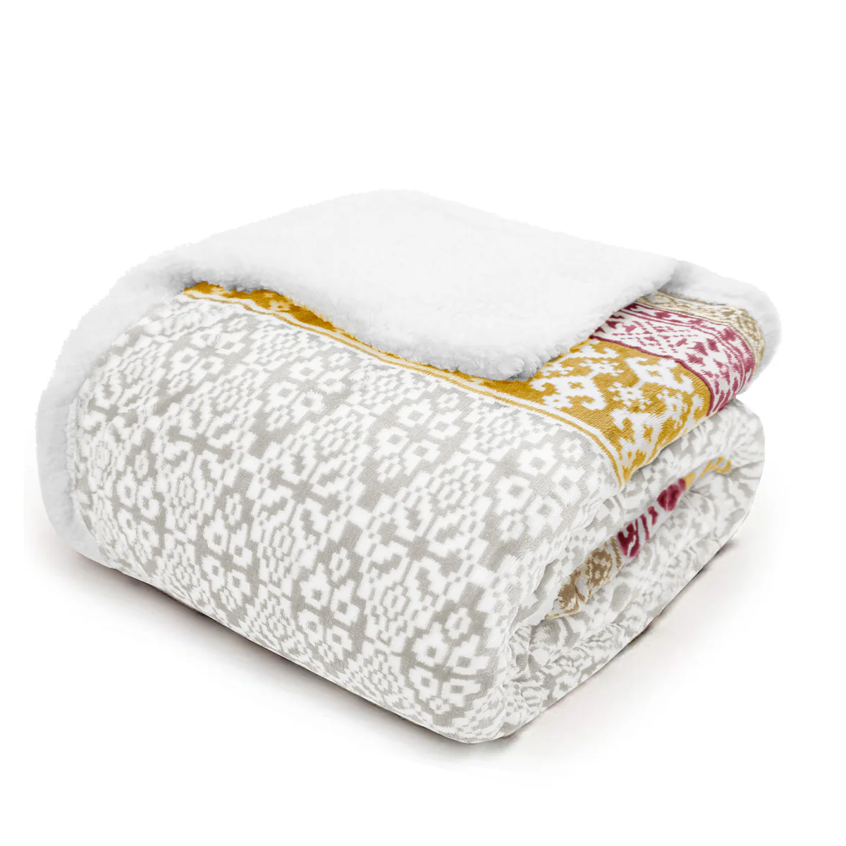 Luxury Aztec Sherpa Reverse Throw