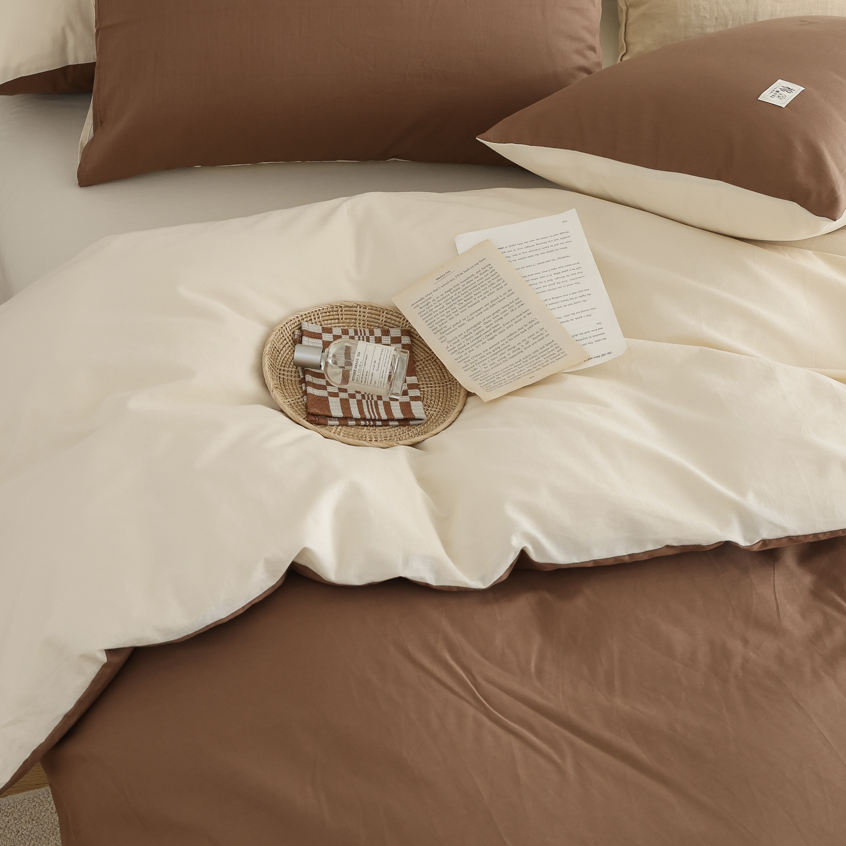 Caramel Reversible Pure Cotton Complete Sets