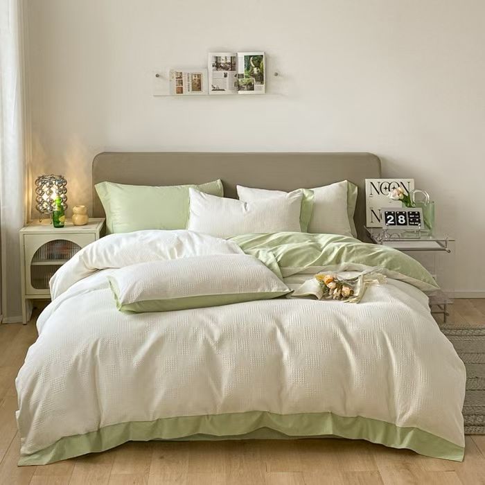 100%Cotton Waffle Jacquard Complete Sets
