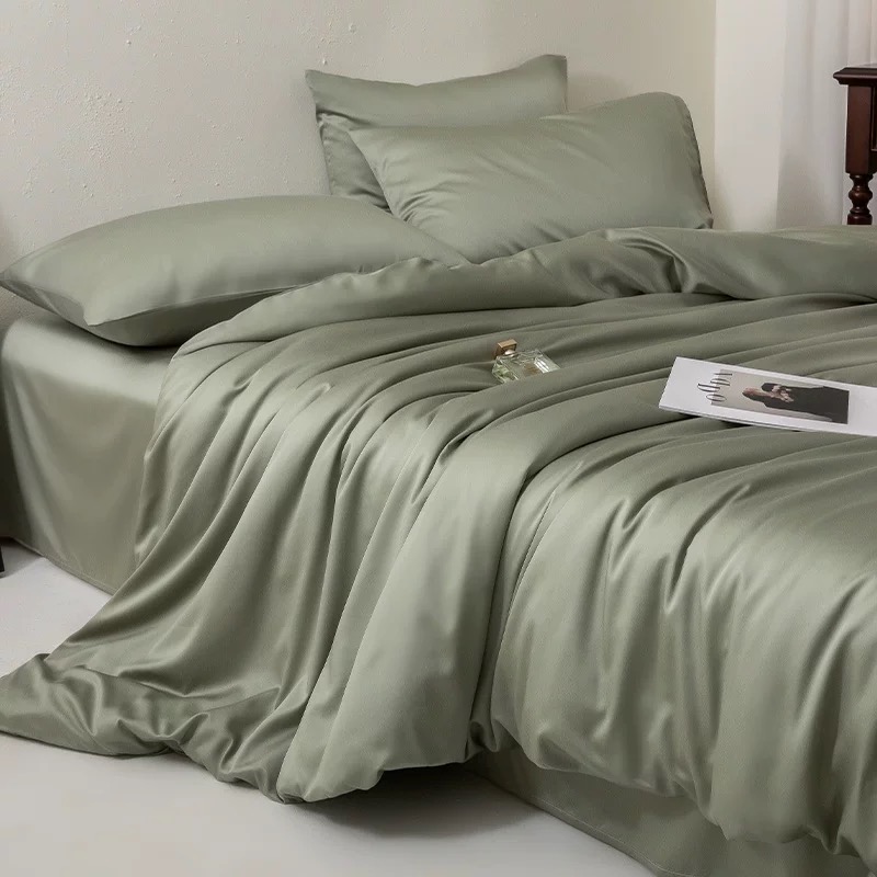 Cooling Cotton Complete Sets, Green/  Khaki