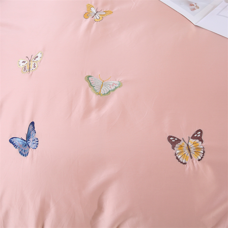 Butterfly Embroidered Pure Cotton Complete Sets