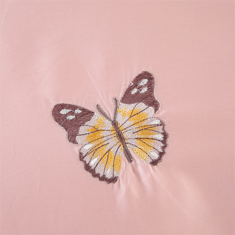 Butterfly Embroidered Pure Cotton Complete Sets