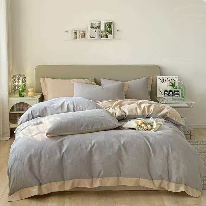 100%Cotton Waffle Jacquard Complete Sets