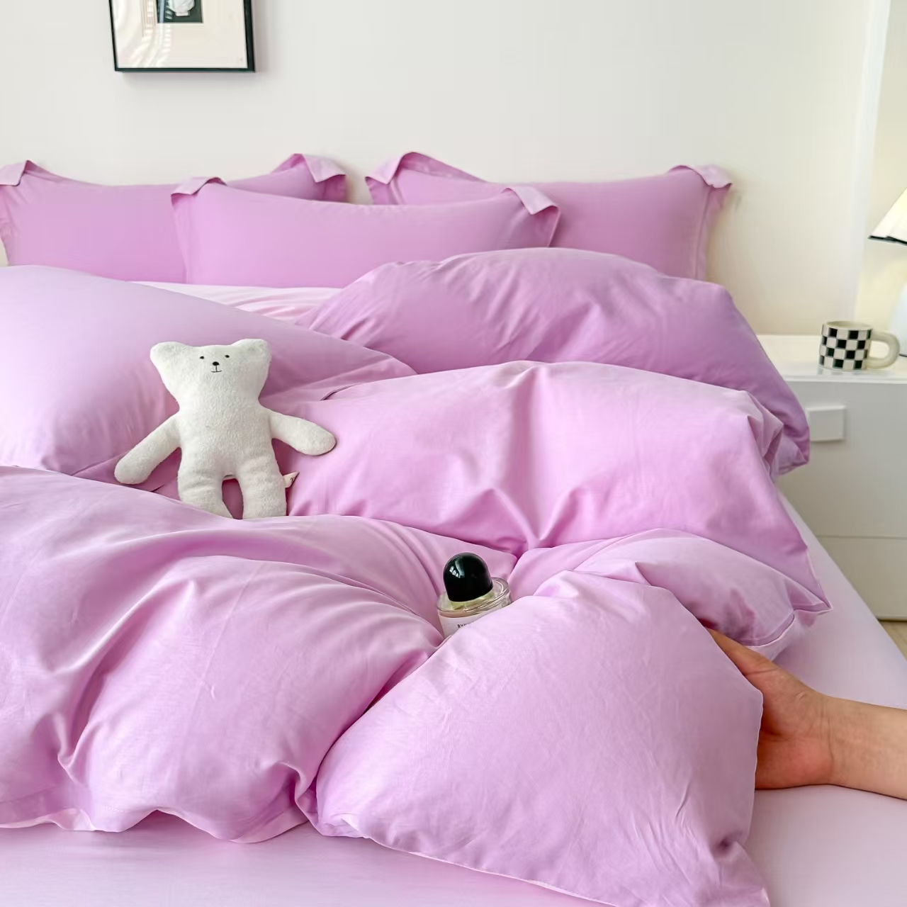 Purple Reversible Pure Cotton Complete Sets