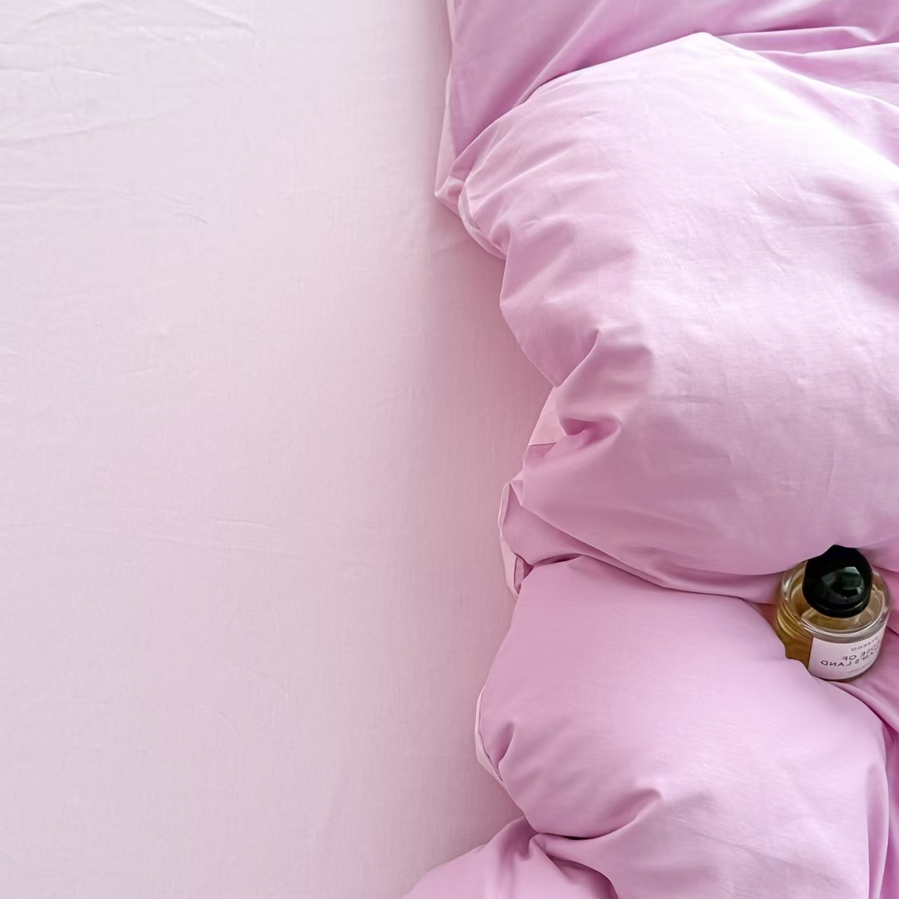 Purple Reversible Pure Cotton Full Bedding Set