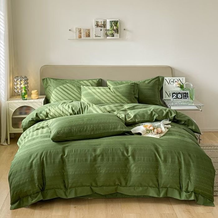 100%Cotton Waffle Jacquard Complete Sets
