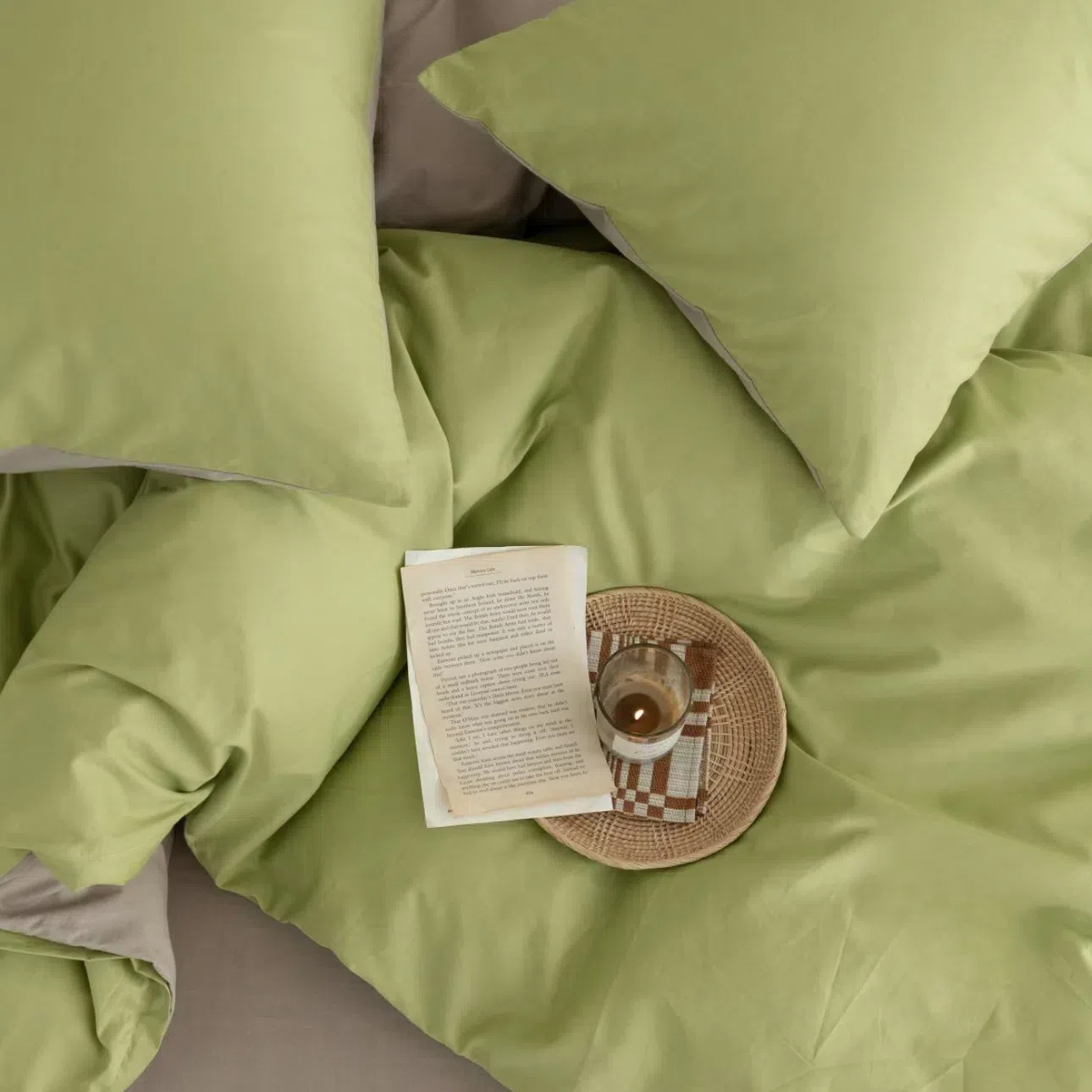 Spinach Green Pure Cotton Complete Sets